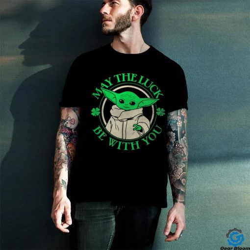 Grogu Star Wars St Patrick’s Day May The Luck Be With You T Shirt