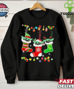 Grogu stockings Merry Christmas shirt