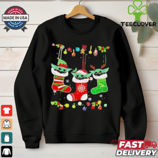 Grogu stockings Merry Christmas shirt