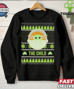 Grogu the child Merry Christmas shirt