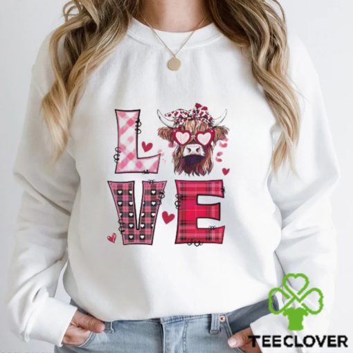 Groovy love heifer highland cow 2024 shirt