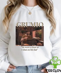 Grumio he were a twat so I shat on his hat meme hoodie, sweater, longsleeve, shirt v-neck, t-shirt