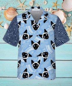 Grumpy Cat Blue Hawaiian Shirt