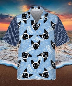 Grumpy Cat Blue Hawaiian Shirt