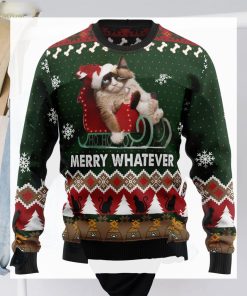 Grumpy Cat Christmas Graphic Sweater