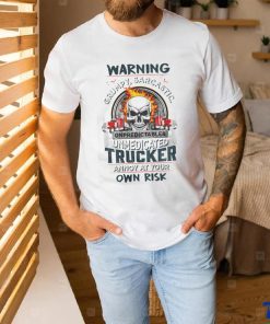 Grumpy trucker truck drivers t shirt