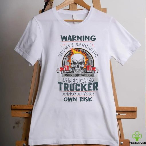 Grumpy trucker truck drivers t shirt