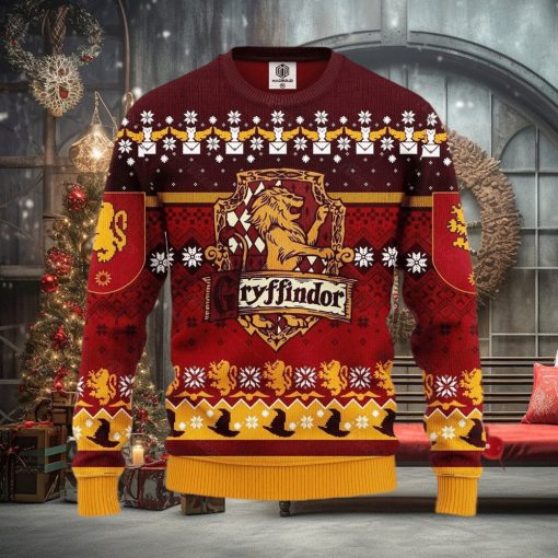 Gryffindors Ugly Christmas Ugly Sweater Ugly Xmas
