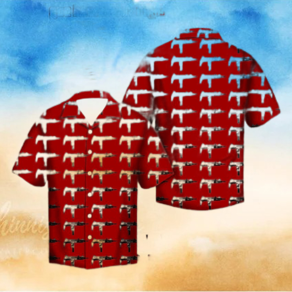 Gta V Gun Red Hawaiian Aloha Shirts Gta V Gun Red Hawaiian Aloha Shirts