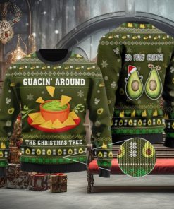 Guacin Around The Christmas Tree Ugly Sweater 3D From Someone Who Love Avocado