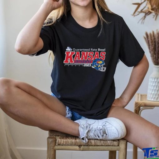 Guaranteed Rate Bowl Kansas Jayhawks Blue 84 Unisex 2023 Shirt