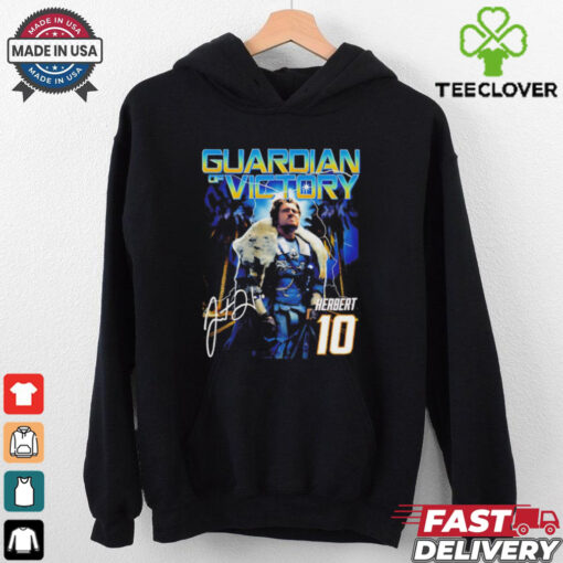 Guardian of victory Justin Herbert Los Angeles Rams sigature graphic shirt