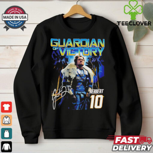 Guardian of victory Justin Herbert Los Angeles Rams sigature graphic shirt