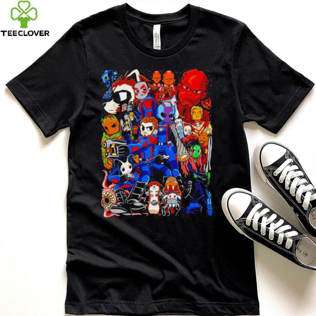 Guardians of the Galaxy vol 3 Galactic Pilgrim characters cartoon shirt Guardians of the Galaxy vol 3 Galactic Pilgrim characters cartoon shirt