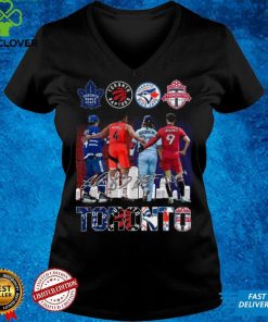 Guerrero Toronto Blue Jays Matthews Toronto Maple Leafs Barnes Toronto Raptors Jiménez Toronto FC Signatures Shirt