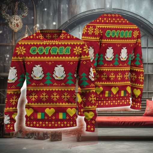 Guinea Merri Knitted Sweater All Over Print For Men And Women Gift Christmas Holiday