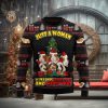 Samoyed Red Truck Ugly Christmas Sweater Gift Men Women