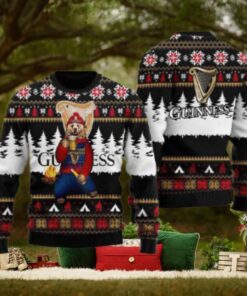 Guinness Bear Drinking Ugly Sweater