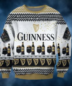 Guinness Black Beer Ugly Christmas Sweater, Faux Wool Sweater, Gifts For Beer Lovers, International Beer Day, Best Christmas Gifts For 2022 – Prinvity