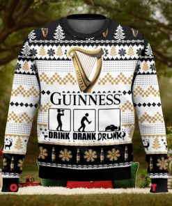 Guinness Drink Drank Drunk Ugly Christmas Sweater