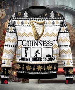 Guinness Drink Drank Drunk Ugly Christmas Sweater