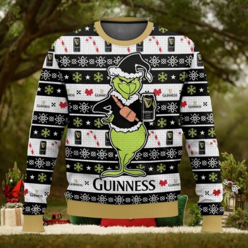 Guinness Grinch Christmas Ugly Sweater Special Gift For Xmas