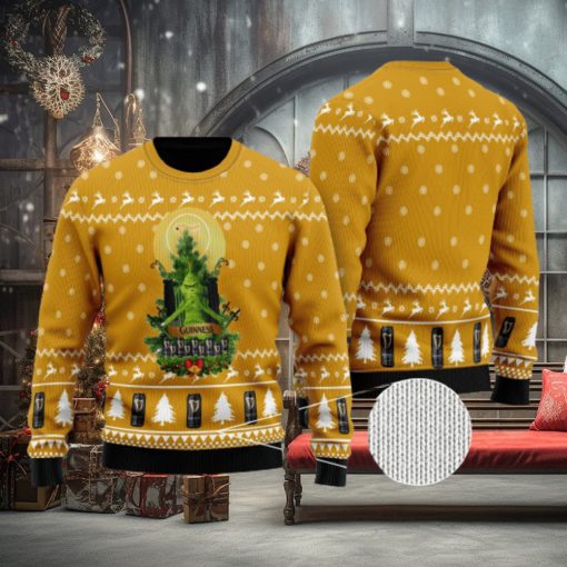 Guinness Grinch Snow Ugly Christmas Sweater For Men And Women Gift
