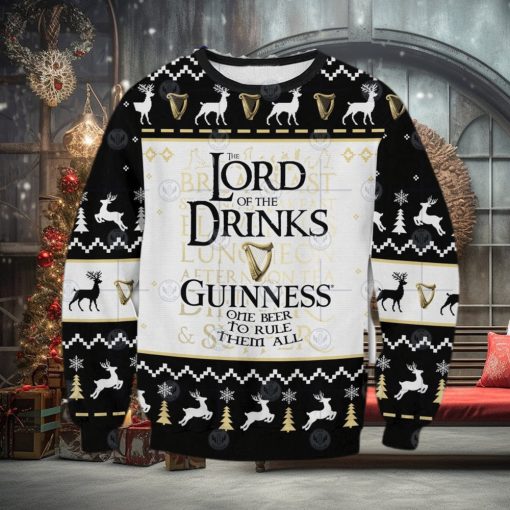 Guinness Lord Of The Rings Ugly Christmas Sweater