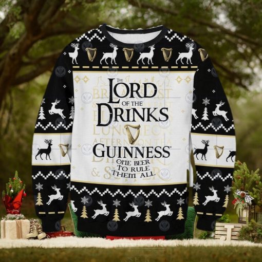 Guinness Lord Of The Rings Ugly Christmas Sweater