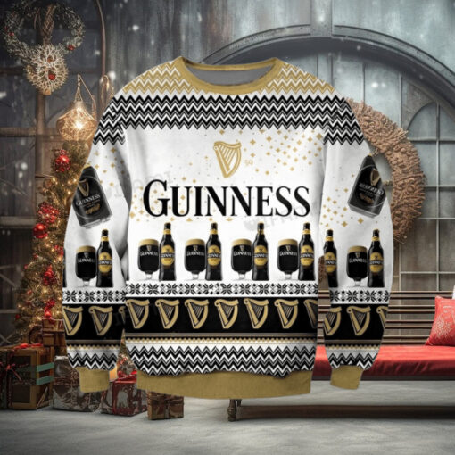 Guinness Ugly Sweater Chevron Pattern Guinness Beer Gift