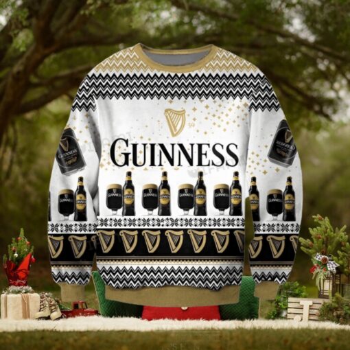 Guinness Ugly Sweater Chevron Pattern Guinness Beer Gift