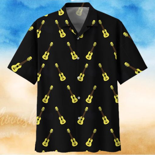 Guitar Black Nice Design Unisex Hawaiian Shirt For Men And Women Dhc17062441