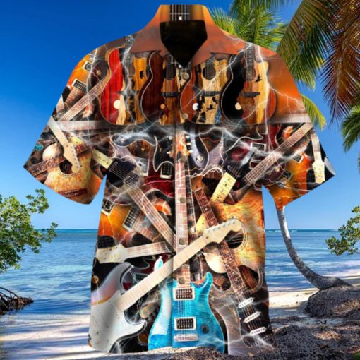 Guitar Colorful Nice Design Unisex Hawaiian Shirt For Men And Women Dhc17062391