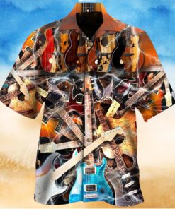 Guitar Colorful Nice Design Unisex Hawaiian Shirt For Men And Women Dhc17062391