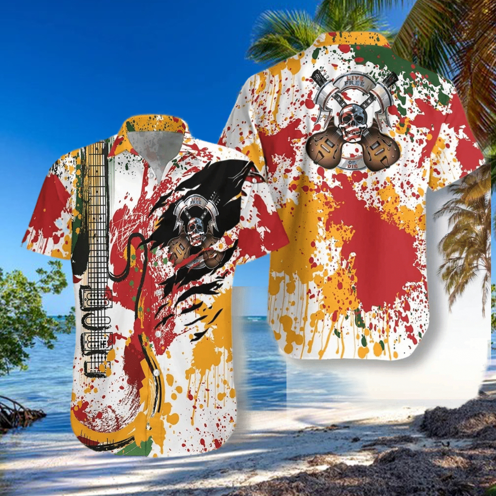 Guitar Live Free Or Die Unisex Hawaiian Shirt Unisex Adult Guitar Live Free Or Die Unisex Hawaiian Shirt Unisex Adult