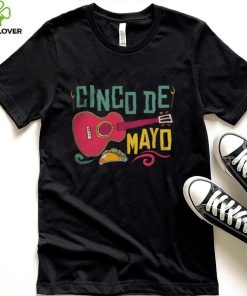 Guitar Mexican Tacos Lover Mexico Food Fiesta Cinco De Mayo shirt