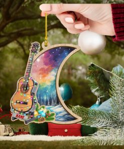 Guitar Personalized Suncatcher Ornament