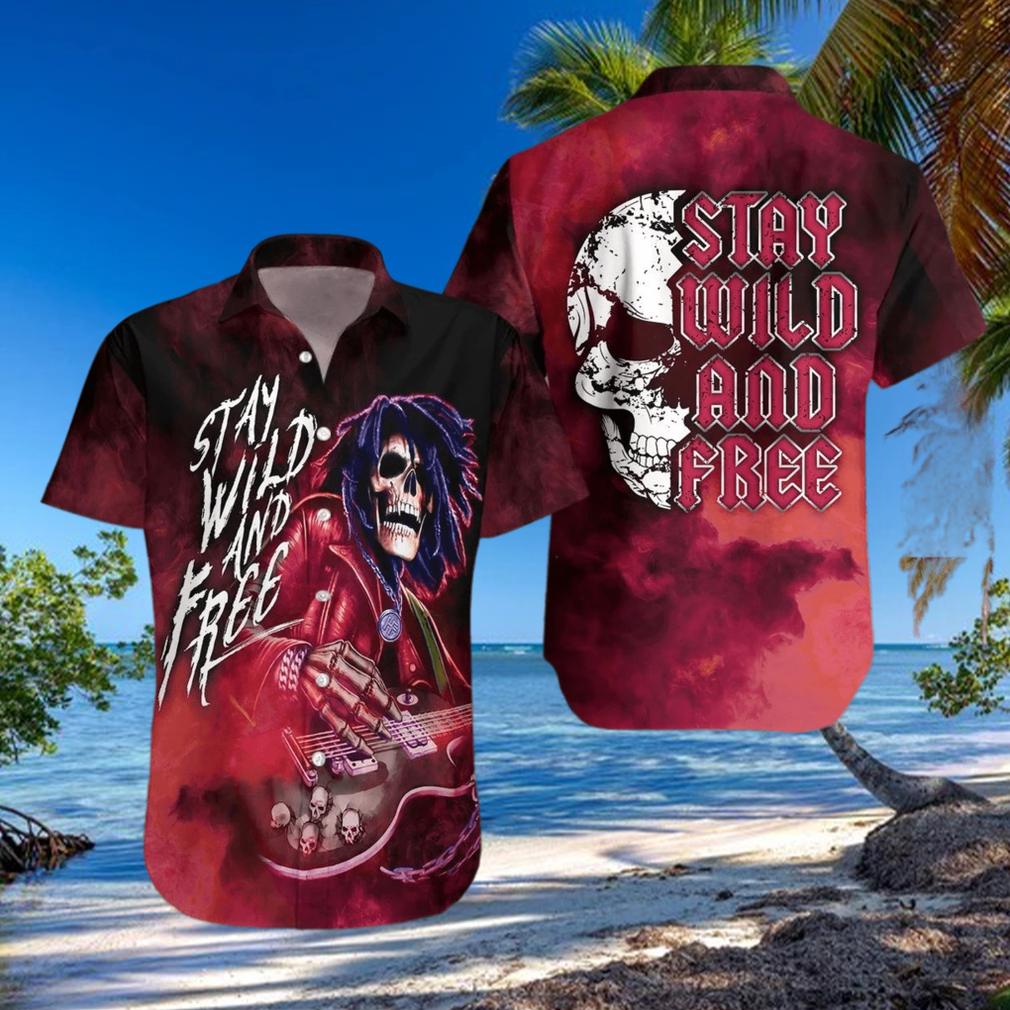 Guitar Stay Wild And Free Hawaiian Shirt Unisex Adult Guitar Stay Wild And Free Hawaiian Shirt Unisex Adult