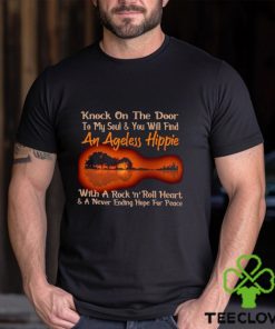 Guitar knock on the door to my soul and you will find An Ageless Hippie hoodie, sweater, longsleeve, shirt v-neck, t-shirt