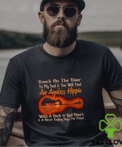 Guitar knock on the door to my soul and you will find An Ageless Hippie hoodie, sweater, longsleeve, shirt v-neck, t-shirt