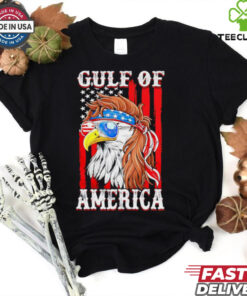 Gulf of America Eagle American flag shirt