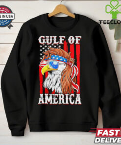 Gulf of America Eagle American flag shirt
