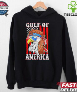 Gulf of America Eagle American flag shirt