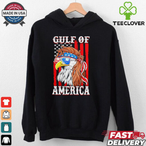 Gulf of America Eagle American flag shirt
