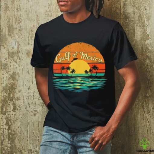 Gulf of Mexico Beach Palms Summer Vacation T Shirt
