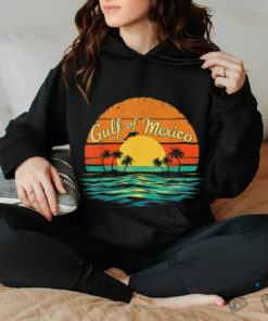 Gulf of Mexico Beach Palms Summer Vacation T Shirt
