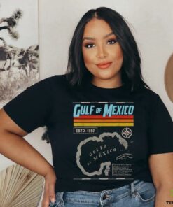 Gulf of Mexico Est 1550 Historic Map T Shirt