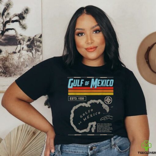 Gulf of Mexico Est 1550 Historic Map T Shirt
