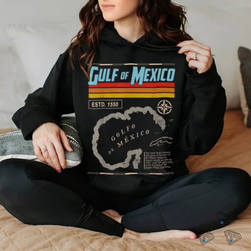 Gulf of Mexico Est 1550 Historic Map T Shirt