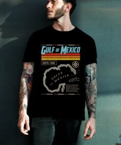 Gulf of Mexico Est 1550 Historic Map T Shirt